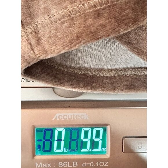 Catherines Brown Velour Pants Fine Cord Soft Stretch 2XP Cozy Soft Lounge Office - Picture 6 of 6